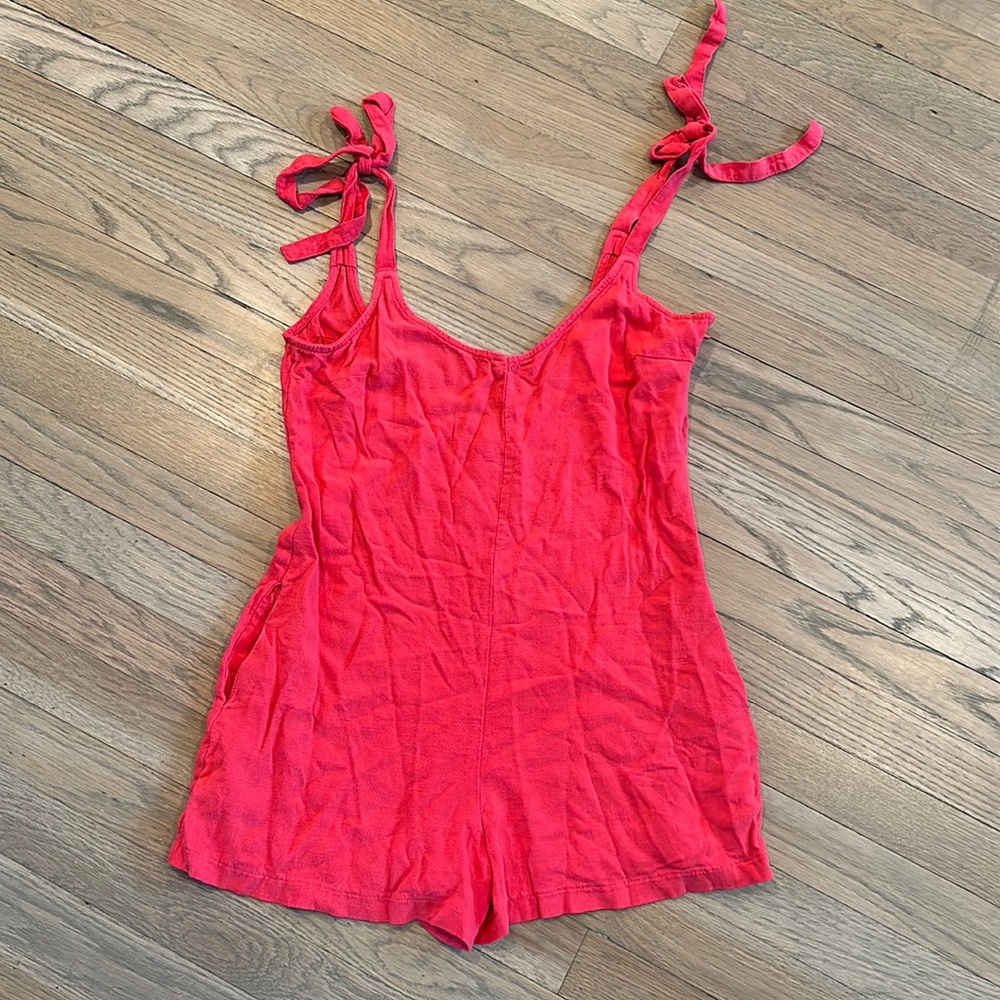 Red romper